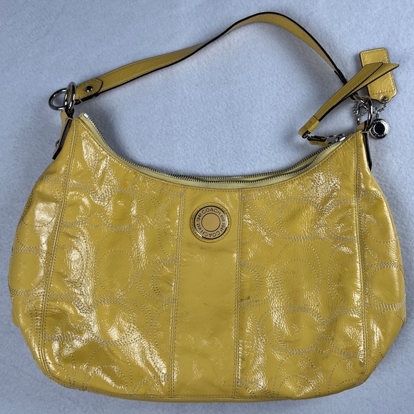 Coach Women's Y2k Hobo Bag Yellow - Picture 1 of 9